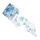 thumbnail image 4 of Cinta Navideña Con Borde Con Alambre, 10 Yardas Para Manualidades, Costura, Embalaje De Regalo, Color Azul, 4 of 5