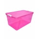 thumbnail image 3 of Caja organizadora 61 litros Plástico Rosada, 3 of 3