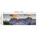 thumbnail image 1 of 1pc Canvas Painting, Lake Forest Mountain Scenery Painting, Wall Art Decor, For Living Room, Bedroom, No Frame, 19.68*59.05inch, 1 of 3