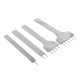 thumbnail image 2 of set of leathercraft row hole punches punzonado 1,2,4,6 diente 6mm, 2 of 5