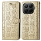 thumbnail image 3 of Funda Cartera FOXDOCK para Xiaomi 15T Pro , Flip PU con Relieve de Gatos y Perros, Tarjetero y Soporte, 3 of 6