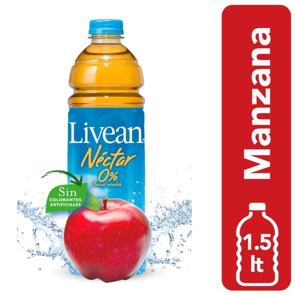 Néctar Sabor Manzana Botella, 1,5 L