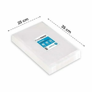 Freshpack - 100 Bolsas Sellado Al Vacío Gofradas 20X30 Cms 80 Micras
