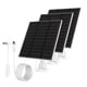 thumbnail image 1 of Panel solar LMDTYN 5W USB‑C, cable de 2 m, blanco, paquete de 3, 1 of 7