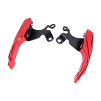 Magideal - 2 Piezas De Repuesto Para Reposabrazos Trasero De Aluminio, Pasamanos Lateral Del Asiento, Agarre Trasero Rojo
