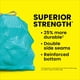 thumbnail image 5 of Bolsas de basura Glad ForceFlex MaxStrength de 13 galones y 90 quilates, color verde azulado, 5 of 9