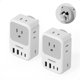 thumbnail image 1 of Adaptador de enchufe TESSAN 2 unidades Australia Tipo I, 1 of 7