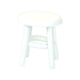 thumbnail image 2 of Taburete En Miniatura Taburete Redondo Asiento Muebles Para 1/12 Casa De Muñecas Cocina Blanco, 2 of 5