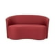thumbnail image 1 of Sofa Curvo En Lino Rojo, 1 of 3