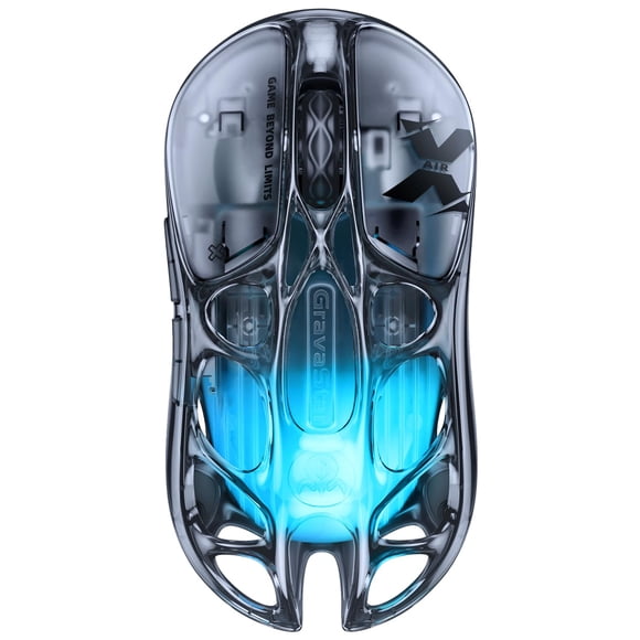 Mouse Gamer Inalámbrico GravaStar X AIR 56 g RGB PAW3950