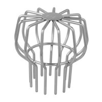 Ioensy - Protector De Hojas Para Canalón, Filtro Redondo Resistente A La Intemperie, Resistente Al Óxido, Colador Antiobstrucción De 3 Pulgadas