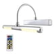 thumbnail image 1 of Luz para Cuadros LUXSWAY Inalámbrica con Control Remoto Regulable 180° Plata, 1 of 8