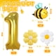 thumbnail image 2 of Globos DANIUBE 9 uds Abeja y Margarita con número 1 de lámina, 2 of 4