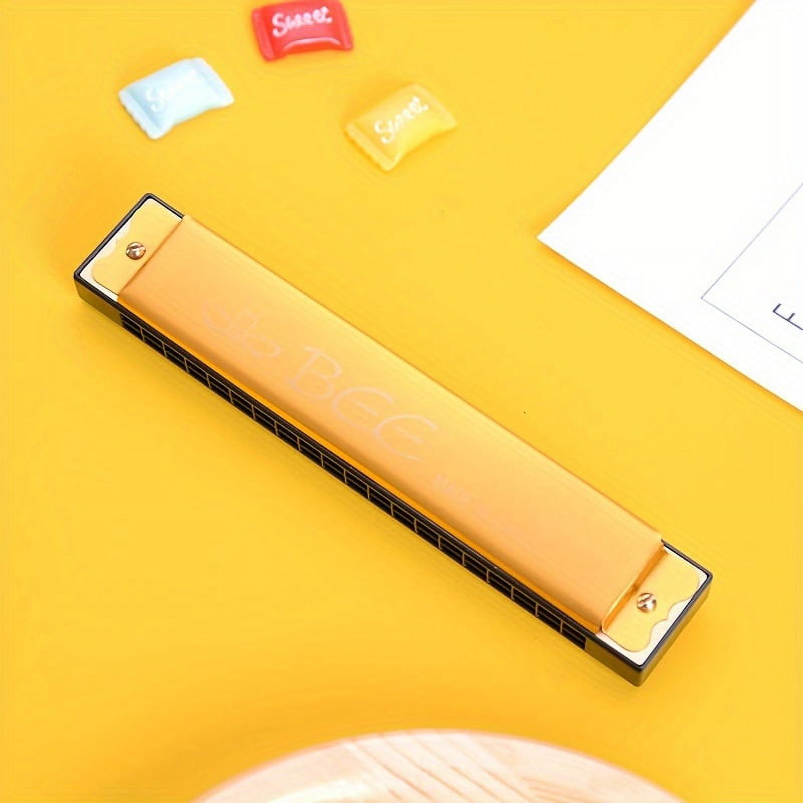 20-hole Double-row Polyphonic Harmonica Children's Colorful Toy Musical ...