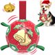 thumbnail image 1 of Pelota de Navidad QDAN 20 cm con Silbido y Correas – Regalo Navideño para Perro, 1 of 9