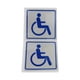 thumbnail image 4 of 1 par de pegatinas de señal para silla de ruedas, señalización autoadhesiva, señal de identificación, fácil instalación, accesorios para coche, lugar, 4 of 5