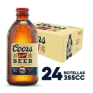 24X Cerveza Coors Botellín 5° 355Cc