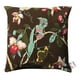 thumbnail image 1 of COJIN DECORATIVO DISEÑO CAFÉ OSCURO CON AVES TURQUESA 50x50 RELLENO, 1 of 3