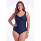 thumbnail image 1 of Traje de baño con pliegue PLUS SIZE azul marino Talla XXL, 1 of 3