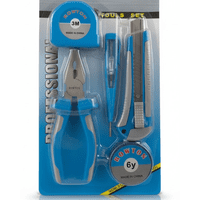 Genérica - Set Herramientas Alicate Cinta Métrica Tester 6V Cartoneros