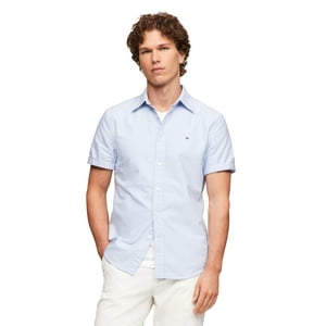 Camisa Tommy Hilfiger Heritage Oxford Gingham Para Hombre