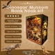 thumbnail image 2 of Rompecabezas de madera Book Nook VORATHIS DIY, museo de dinosaurios con luz, 2 of 6