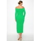 thumbnail image 2 of Vestido Midi De Canalé Con Hombros Descubiertos, 2 of 5
