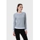 thumbnail image 2 of Polera Mujer Aplicación Doble Basta Gris, 2 of 4