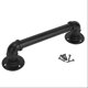 thumbnail image 3 of Pasamanos FOYO 30 cm Negro Mate (Pack de 2), 3 of 6