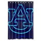 thumbnail image 1 of Cortina de ducha de los Auburn Tigers, juego de cortina de baño con ganchos, tamaño 48 x 72 pulgadas, 1 of 3