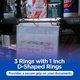 thumbnail image 4 of Pack de 10 carpetas de anillas magnéticas de 2,5 cm – Ring Binder Depot, 4 of 7