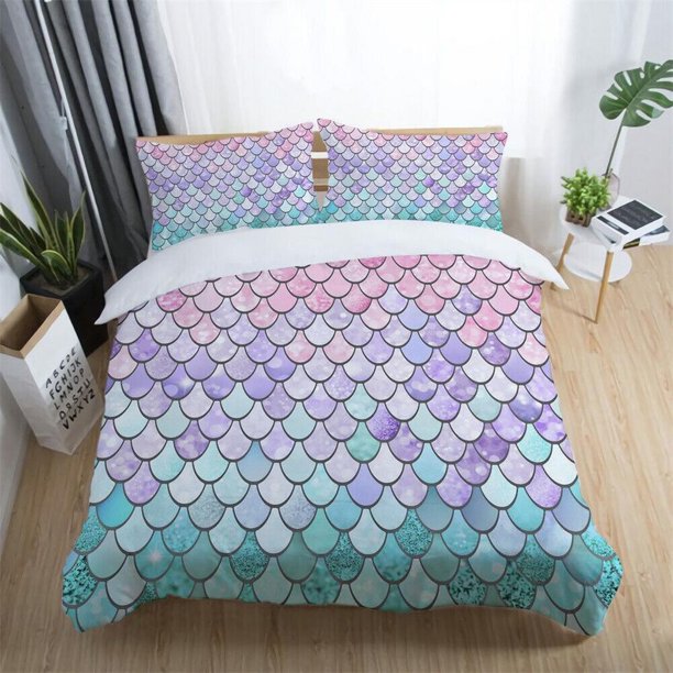 Tree Man Woman Leaves Rose Sky Quilt Duvet Cover Set Bed Linen Children3-Piece Bedding Set