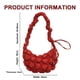 thumbnail image 2 of Bolso de mano acolchado para mujer, ligero y acolchado, tipo hobo, 2023, con pliegues en forma de nube., 2 of 5