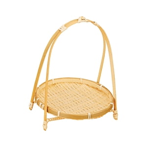 Bothyi - Cesta De Fruta Tejida, Bandejas Para Servir, Decoración, Almacenamiento De Alimentos Para El Hogar, Cocina, Picnics, De Una Sola Capa