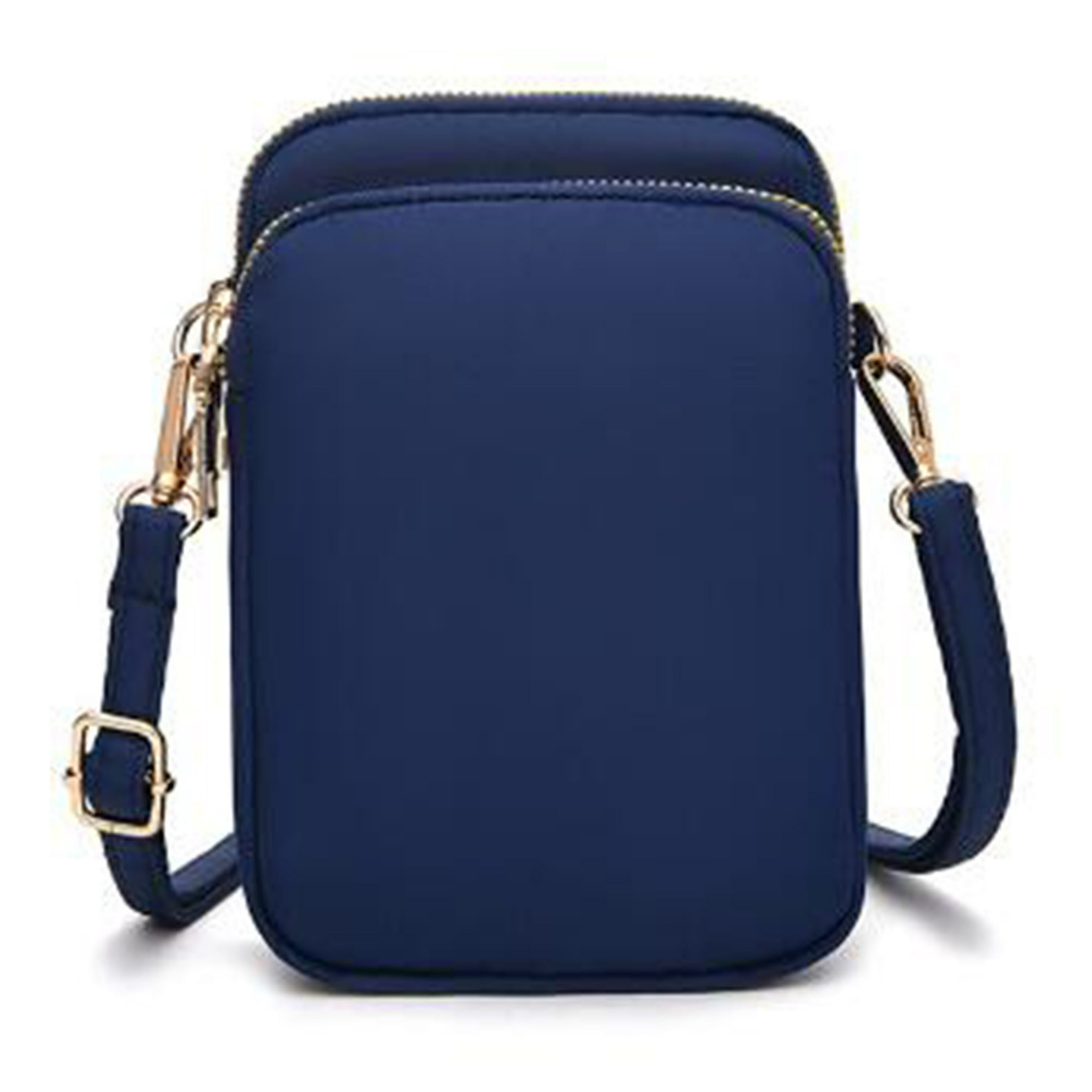 Veat00l - Pequeños Bolsos De Cuerpo Cruzado Para Mujeres, Mini Bandolera Satchel Teléfono Celular Monedero Bolsa De Hombro Impermeable Con Cremallera De 3 Capas Cartera