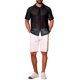 thumbnail image 2 of INSPIRE CHIC Camisa Transparente de Encaje con Botones y Manga Corta para Hombre, Regreso a Clases, Estilo Disco, Talla S, Negro, 2 of 5