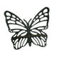 thumbnail image 3 of Estante De Almacenamiento De Decoración De Pared De Madera Con Forma De Mariposa Para El Hogar, Decoración De Pared De Madera Con Forma De Mariposa De 30 Cm X 26 Cm, 3 of 3