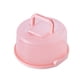 thumbnail image 1 of Caja Plástica Para Pasteles Caja Redonda Para Almacenamiento De Pasteles Contenedor Tapa Con Cerradura Rosa, 1 of 3