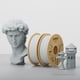 thumbnail image 3 of Filamento para impresora 3D ELEGOO PLA, mármol rojo, 1,75 mm, 1 kg, 3 of 3