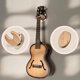 thumbnail image 2 of Soporte de pared plegable para ukelele Openhagen de roble, 2 of 5