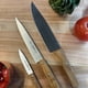 thumbnail image 2 of LAGUIOLE 3 CUCHILLOS COCINA MANGO MADERA OLIVO (Caja Kraft), 2 of 3