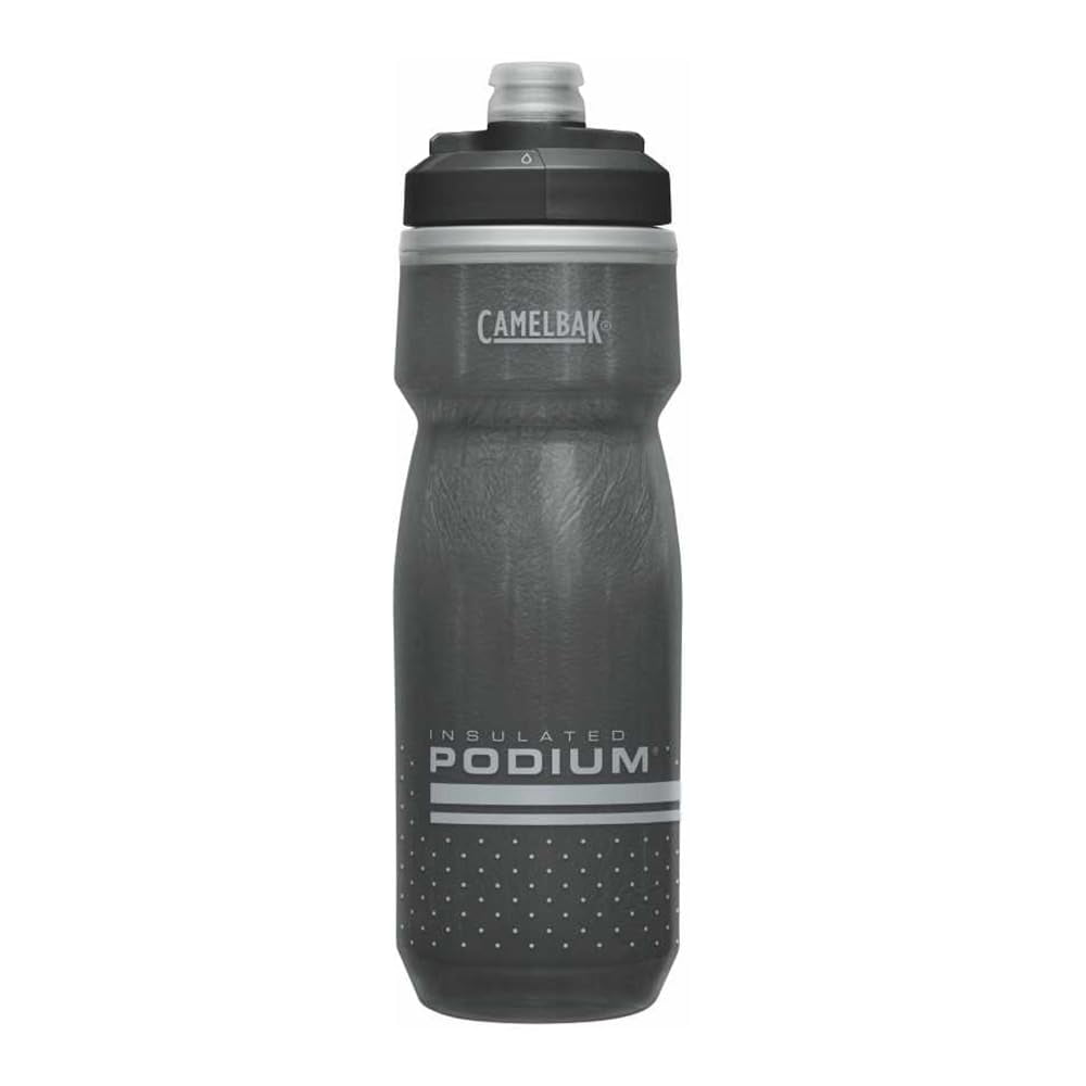 Botella De Agua Camelbak Podium Chill Con Aislamiento De 620 Ml, Color Negro
