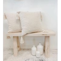 Todo Hogar Santiago De Chile - Pack De 2 Fundas Lino Para Cojines 45X45 - Beige