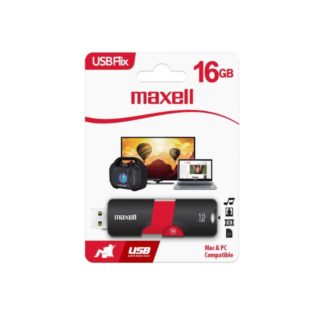 Maxell - Pendrive Usb Flix 16 Gb 2.0