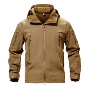 Genérico - Chaqueta Softshell Tactica Militar Con Capucha Impermeable
