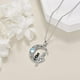thumbnail image 2 of Collar mujer luna gato opalo plata 925, 2 of 3