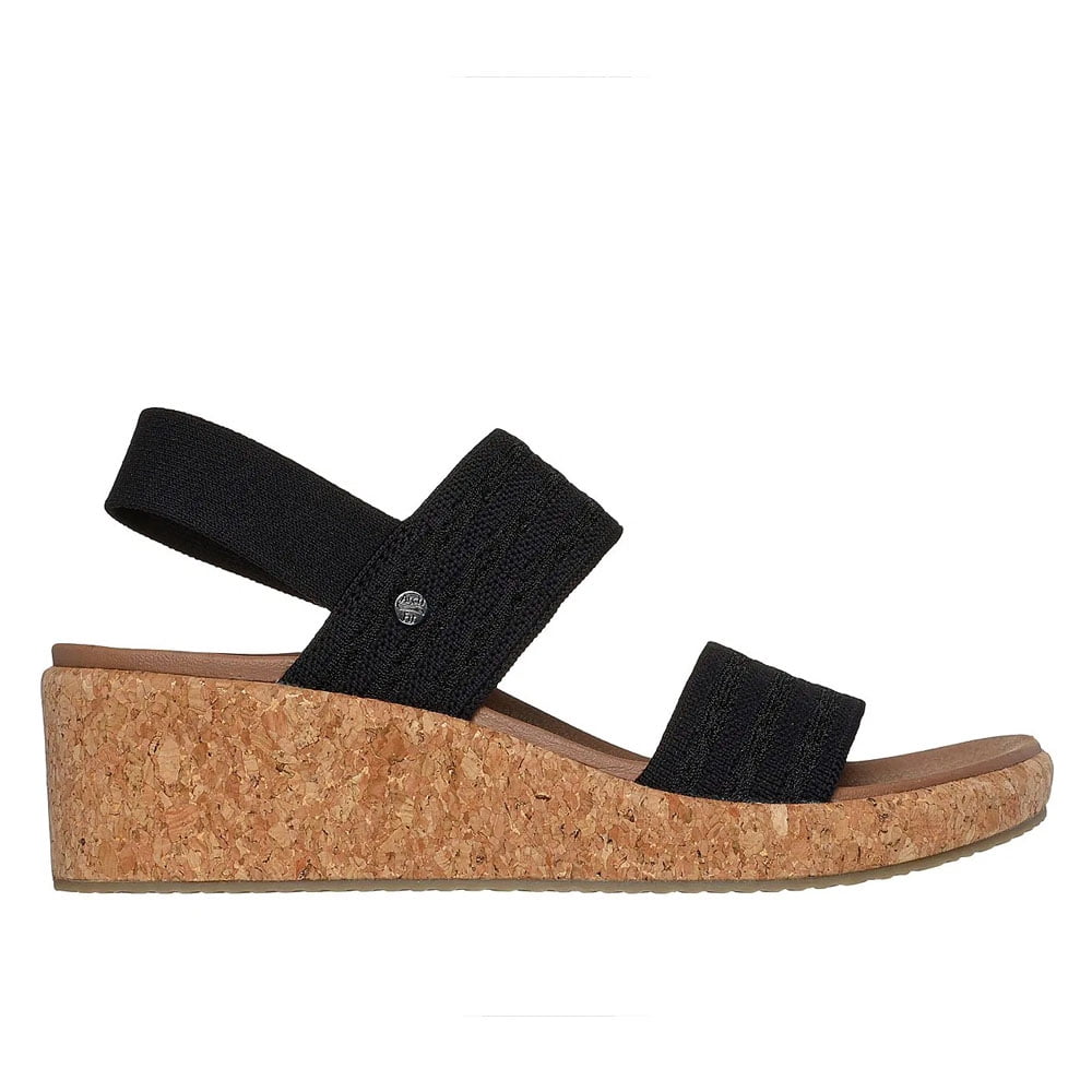 Sandalias Urbanas Mujer Skechers Arch Fit Beverlee Negro