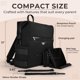 thumbnail image 2 of Mochila para pañales BUNSO Baby, neopreno minimalista, negra, 2 of 7