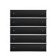 thumbnail image 1 of Portaplacas Icomecn Negro 5 cm × 20 cm (Pack de 5), 1 of 5