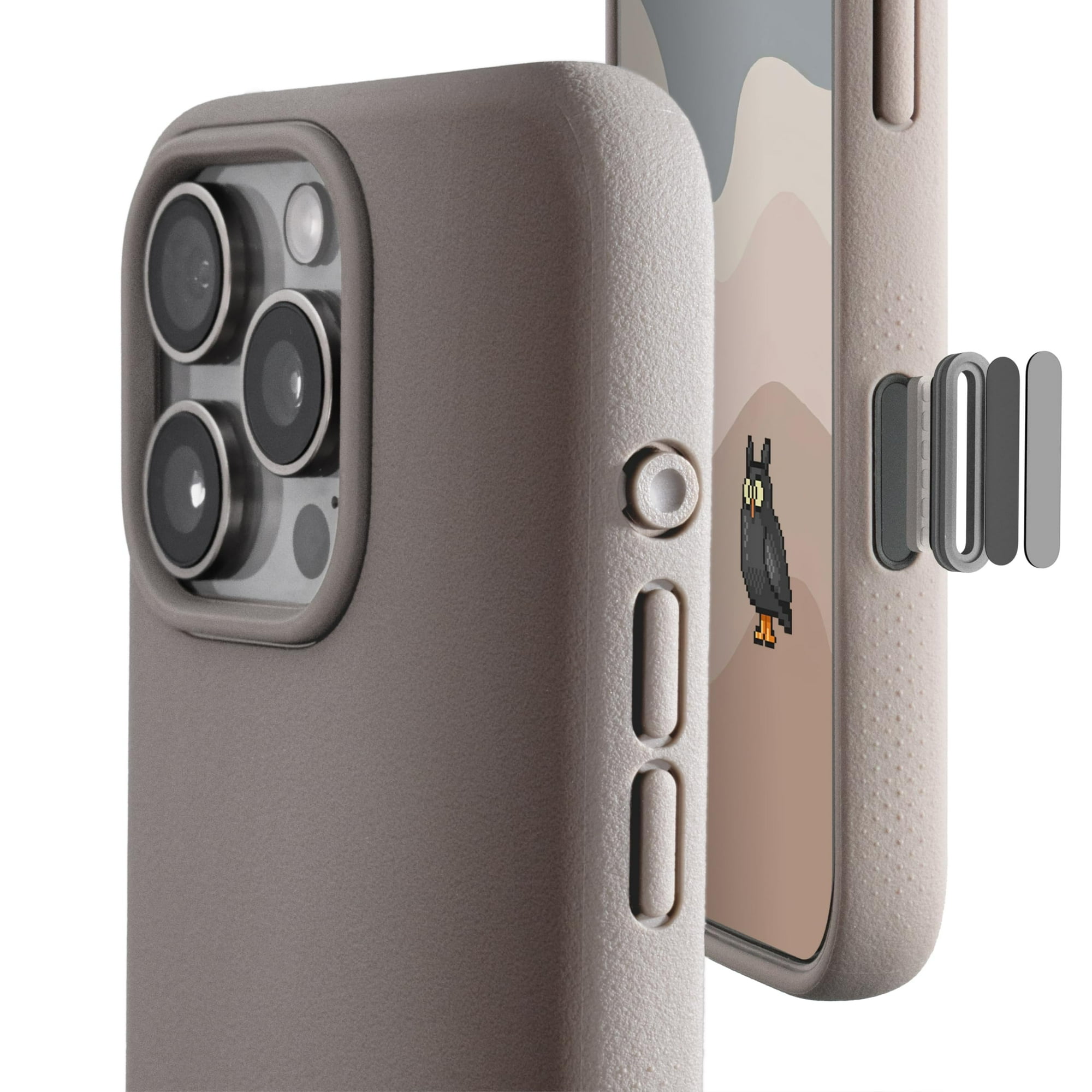 Funda Magnética Tineeowl Para Iphone 16 Pro Con Botón De Cámara Cubierto